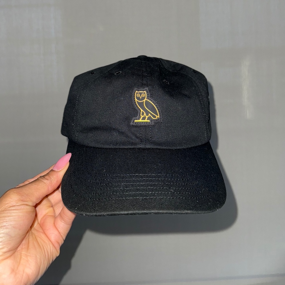 Drake OVO Essentials Cap - Black Adjustable Hat